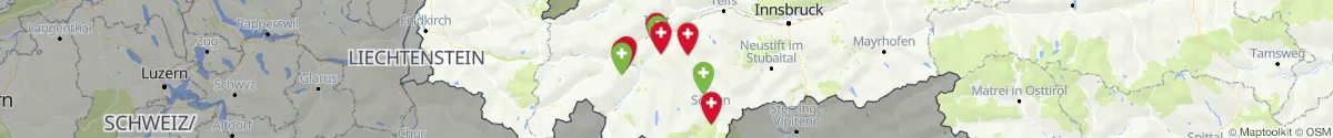 Map view for Pharmacies emergency services nearby Kaunertal (Landeck, Tirol)